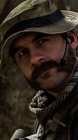 ai character: Captain Price  background