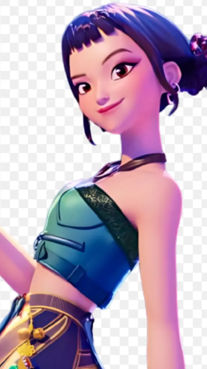 ai character: Zoey￼ background