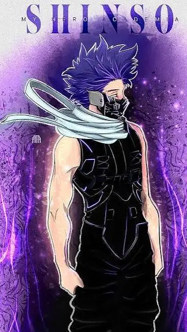 ai character: Shinso💜💜💜💜💜 background