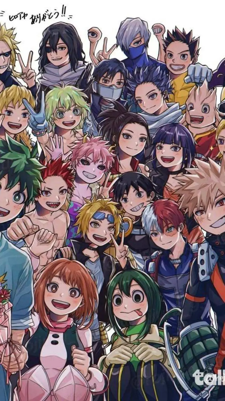 ai character: MHA💜💝💜Class 1A background