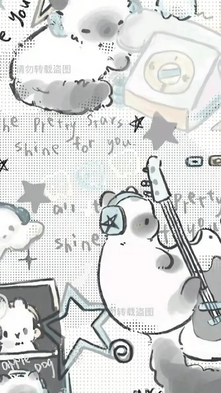 ai character: hp Christmas break background