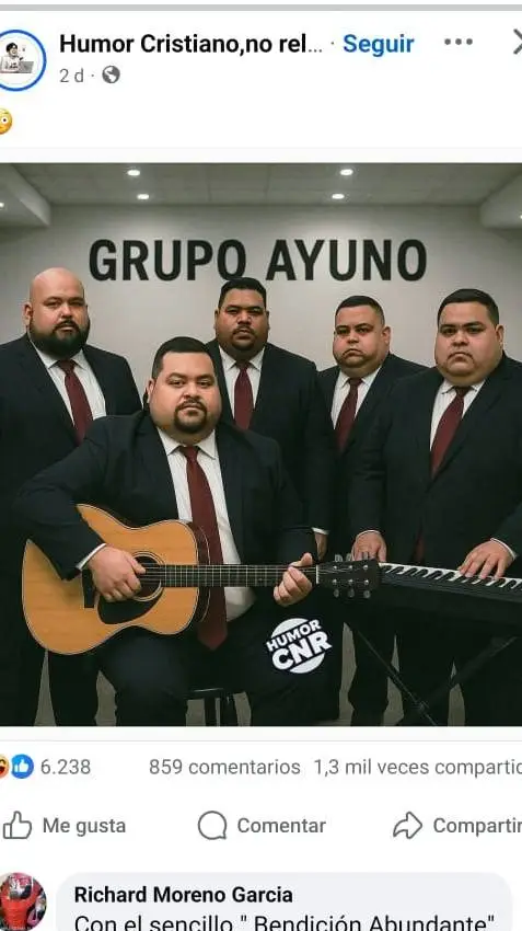 ai character: grupo ayuno background