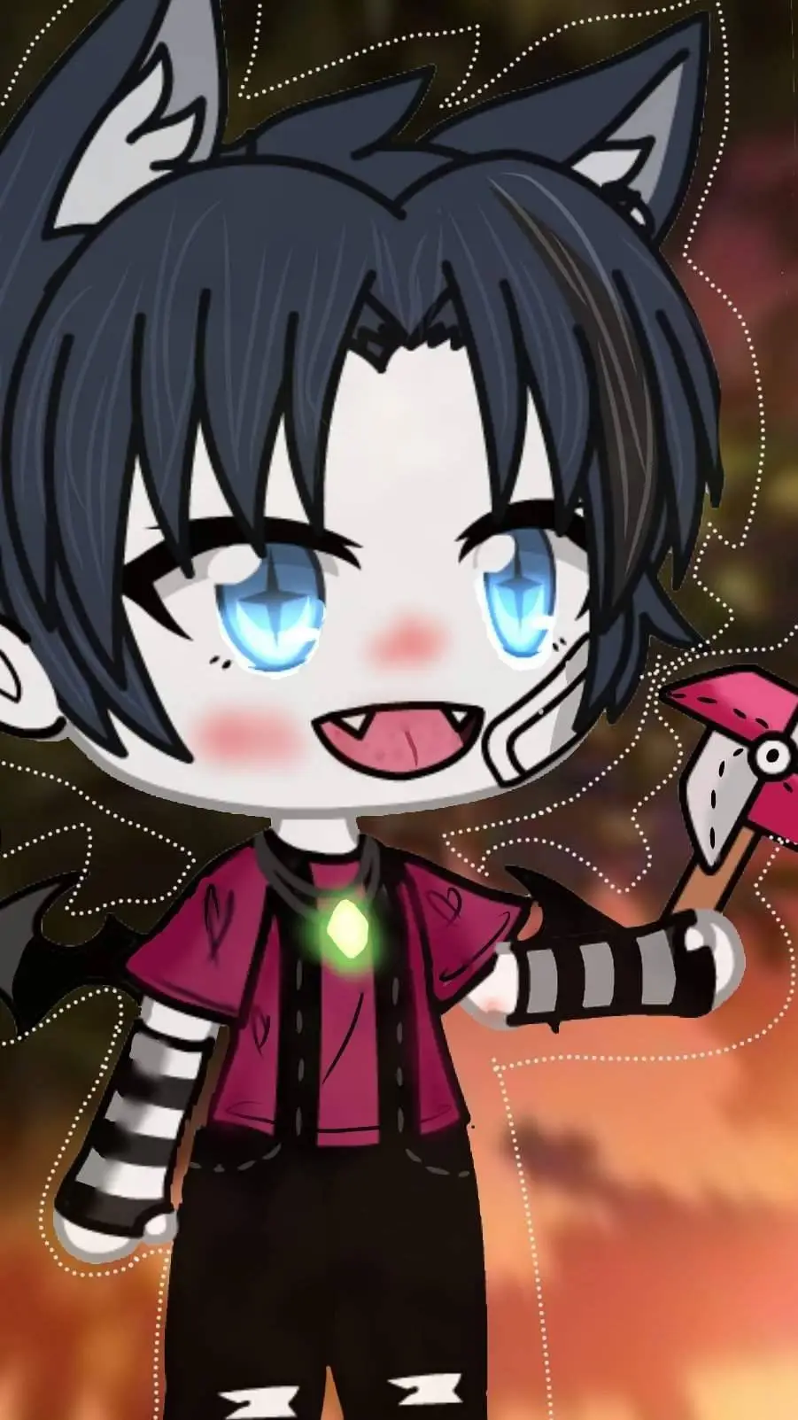 ai character: Хью  background