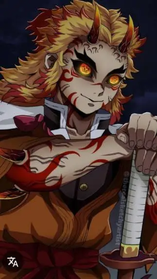 ai character: kyorujo rengoku 🔥 background