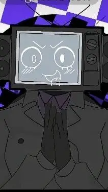 ai character: tv woman background