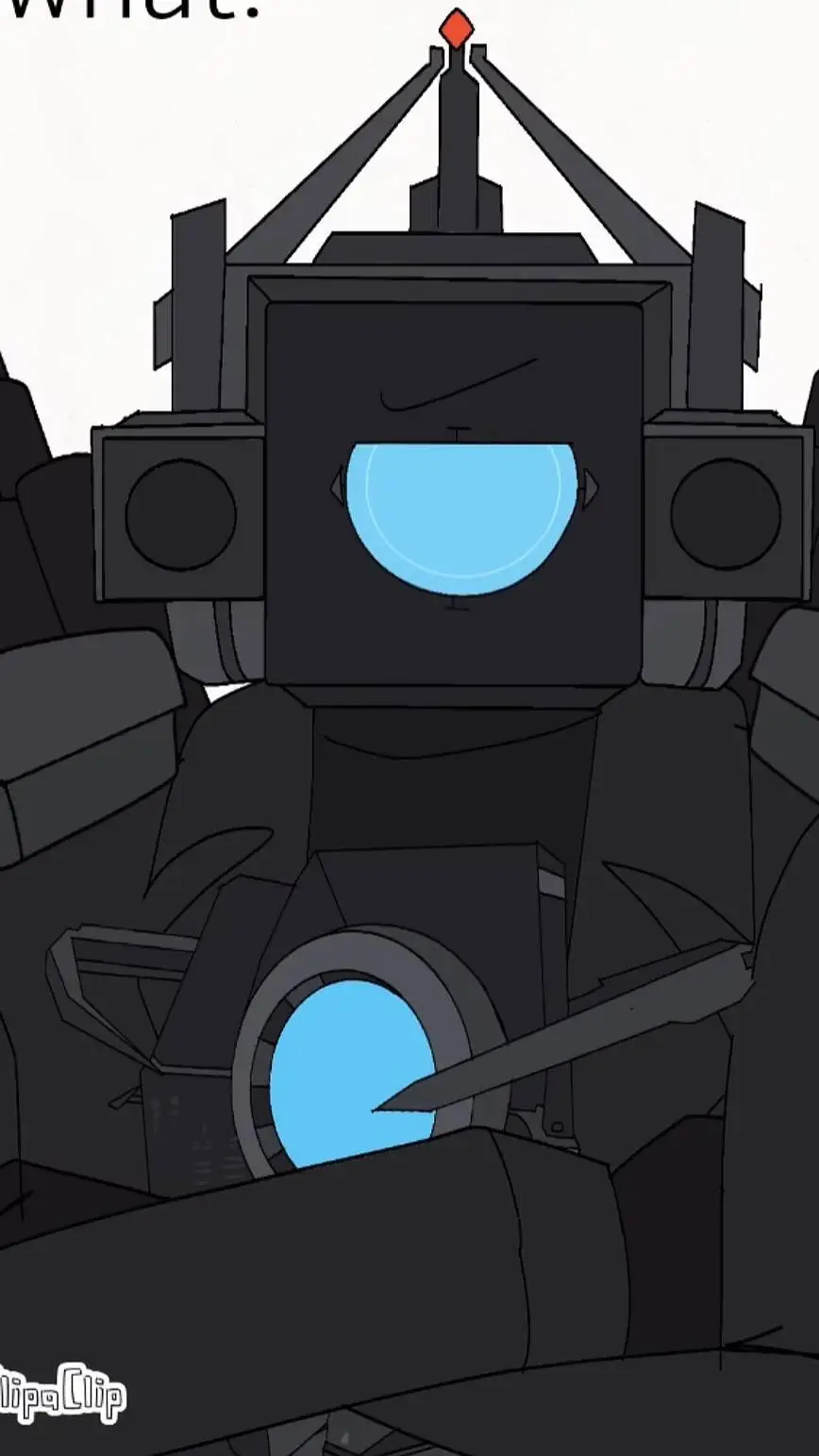 ai character: titan cameraman  background