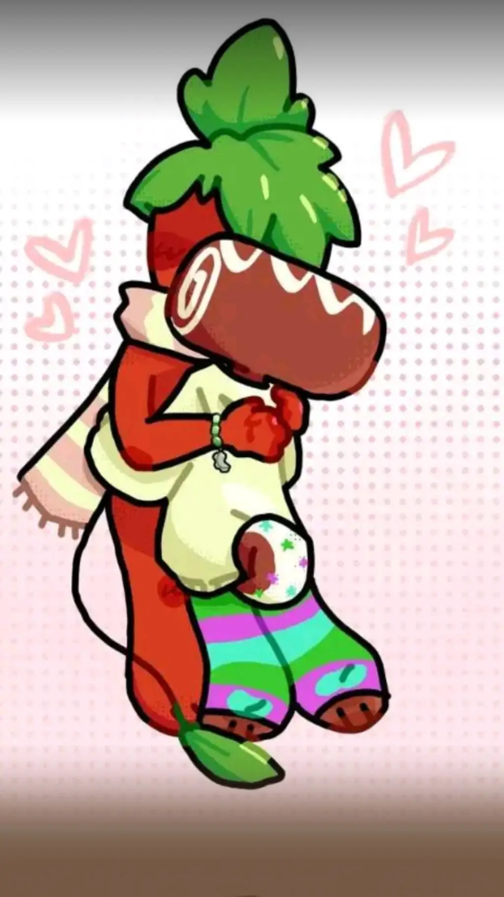 ai character: Fruitcake  background