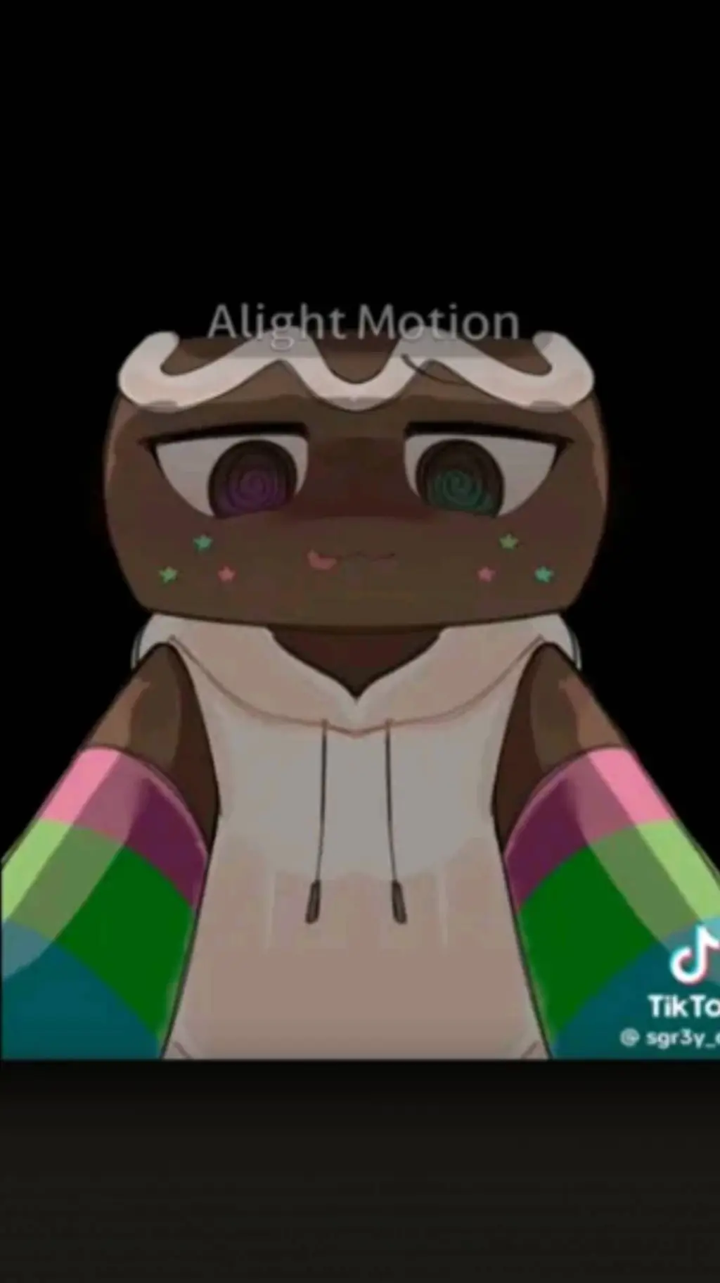 ai character: Fruitcake breakup🖤 background