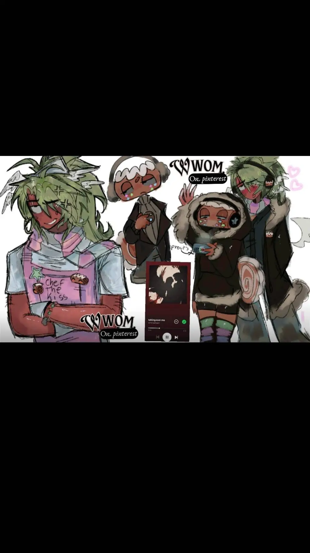 ai character: ~🤍🖤🔥𝑭𝒓𝒖𝒊𝒕𝑪𝒂𝒌𝒆🔥🖤🤍~ background