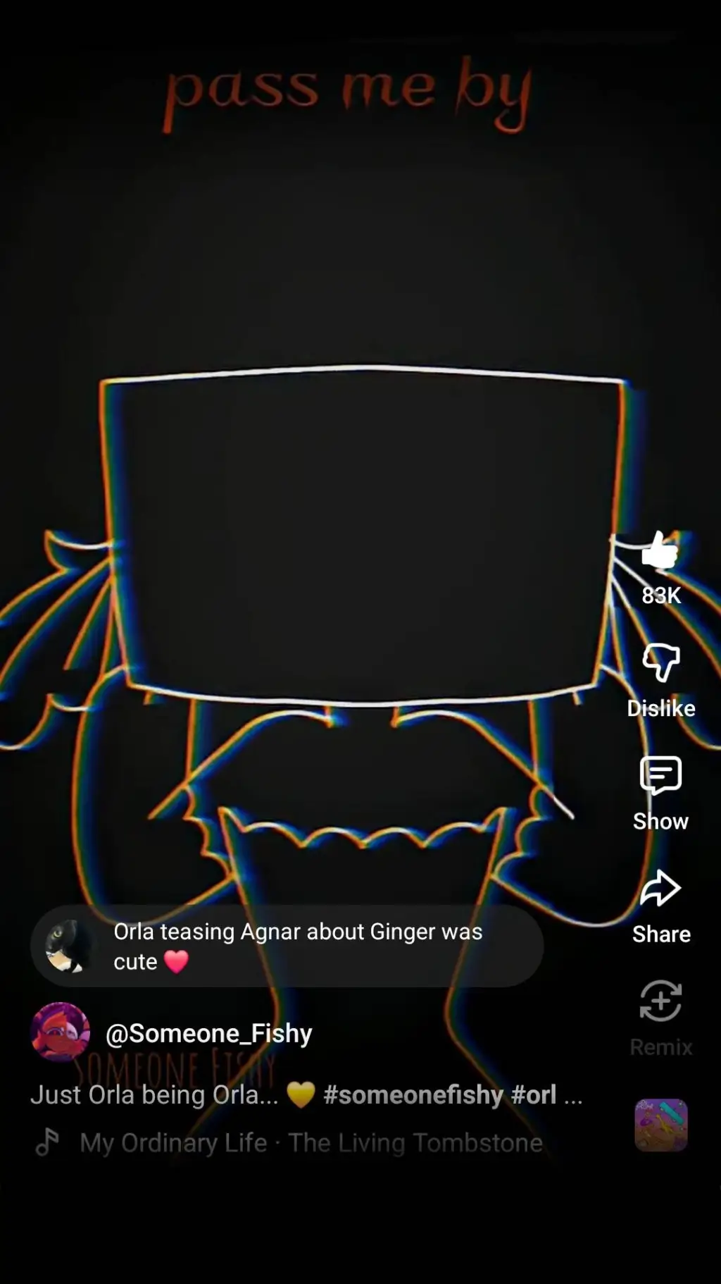 ai character: 🖤 𝑶𝒓𝒍𝒂 🖤 background