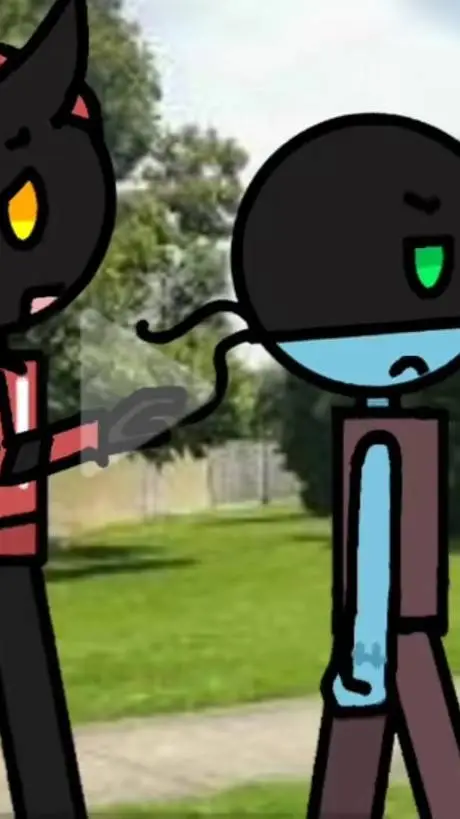 ai character: xdemon and s7ud  background