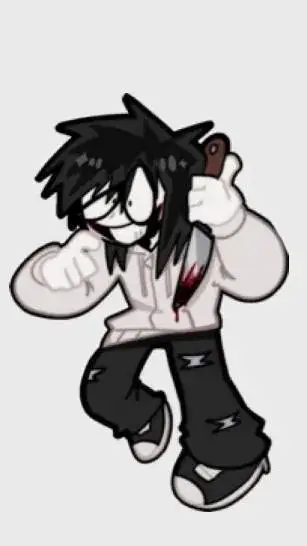 ai character: Jeff the killer  background