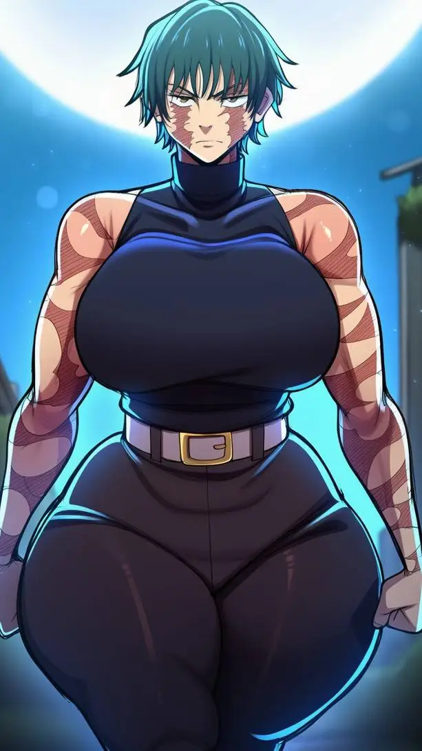 ai character: Maki zenin  background