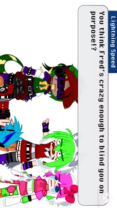 ai character: The Glamrocks background