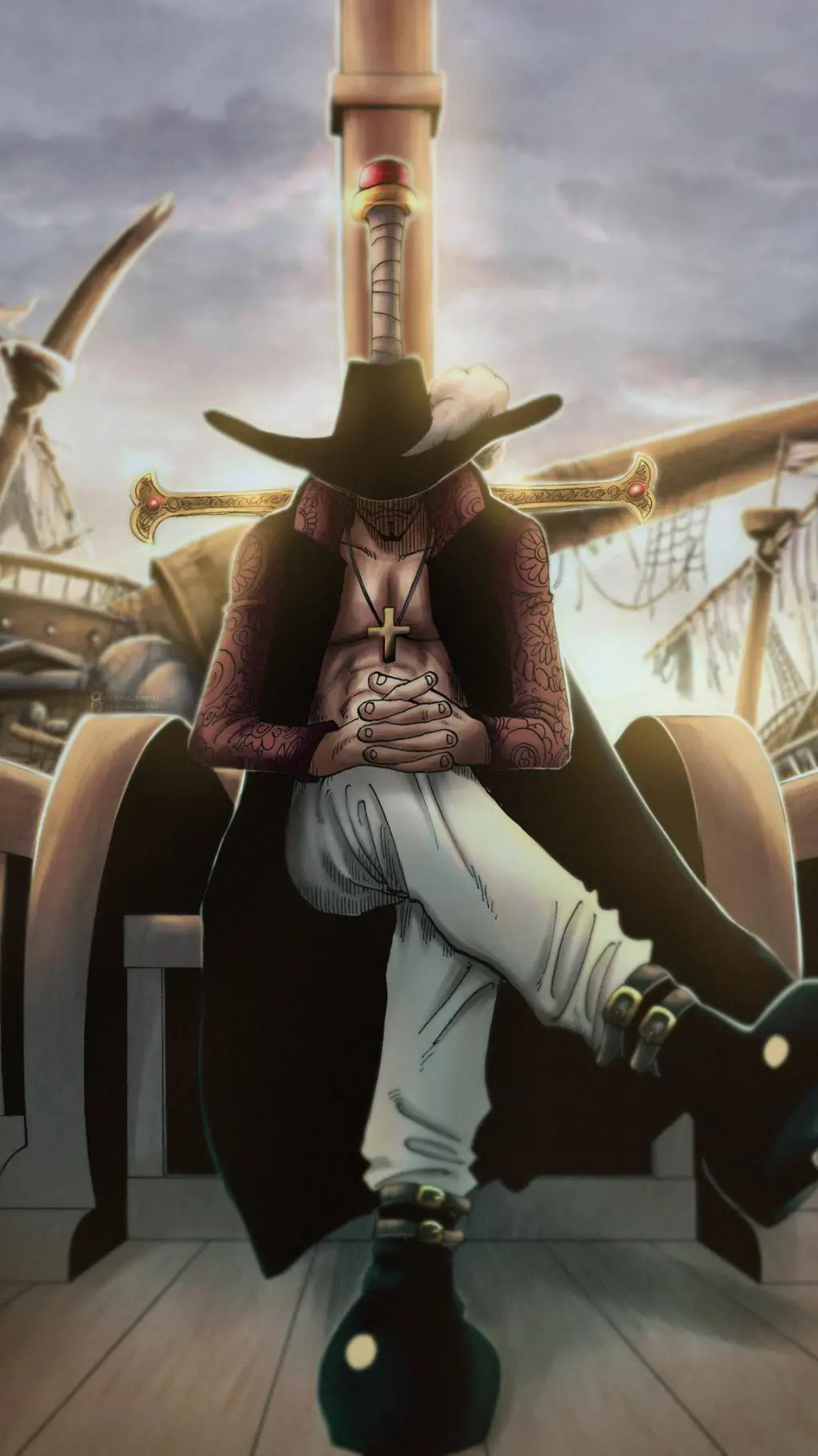 ai character: Mihawk background
