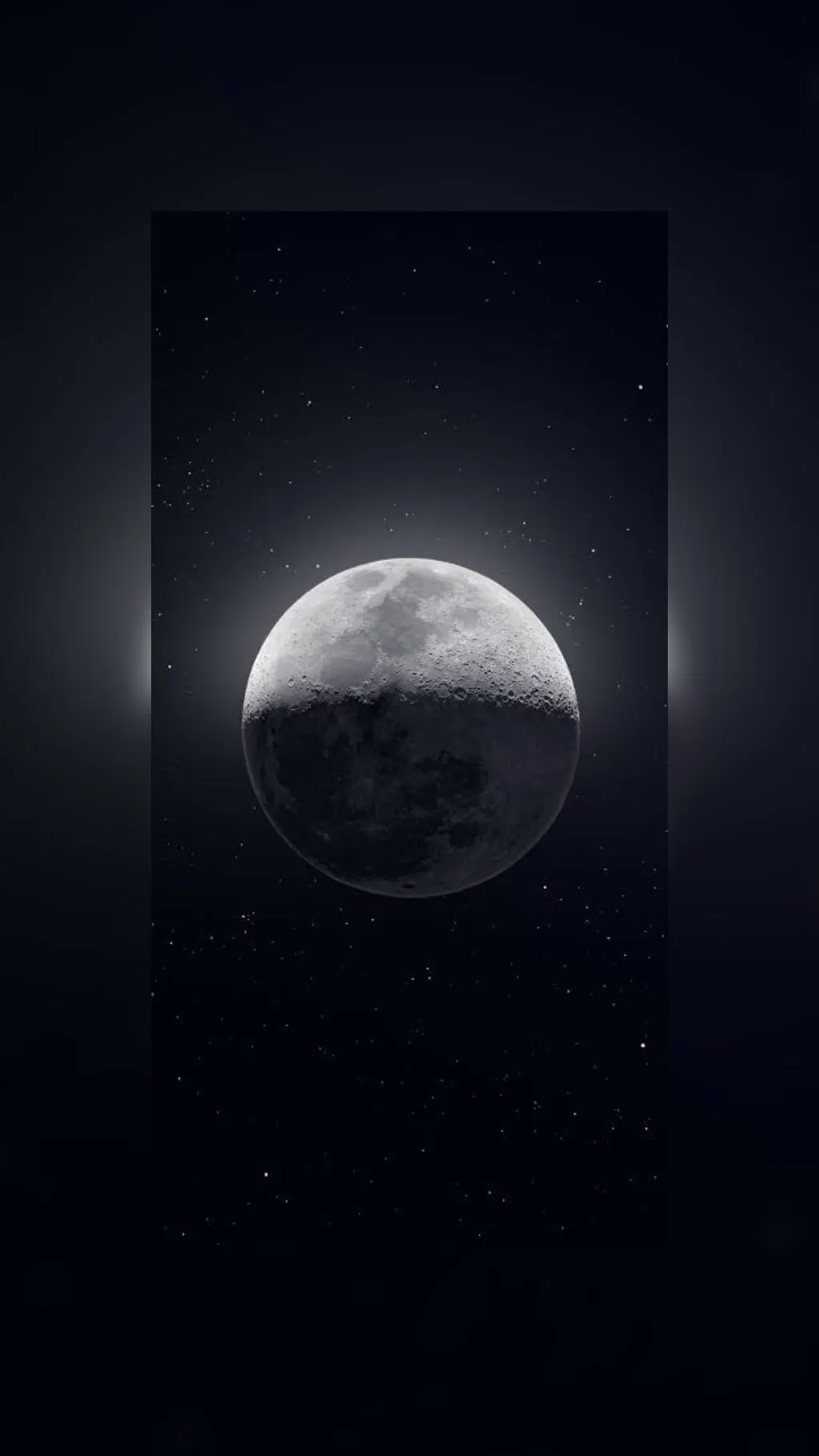 ai character: The moon background
