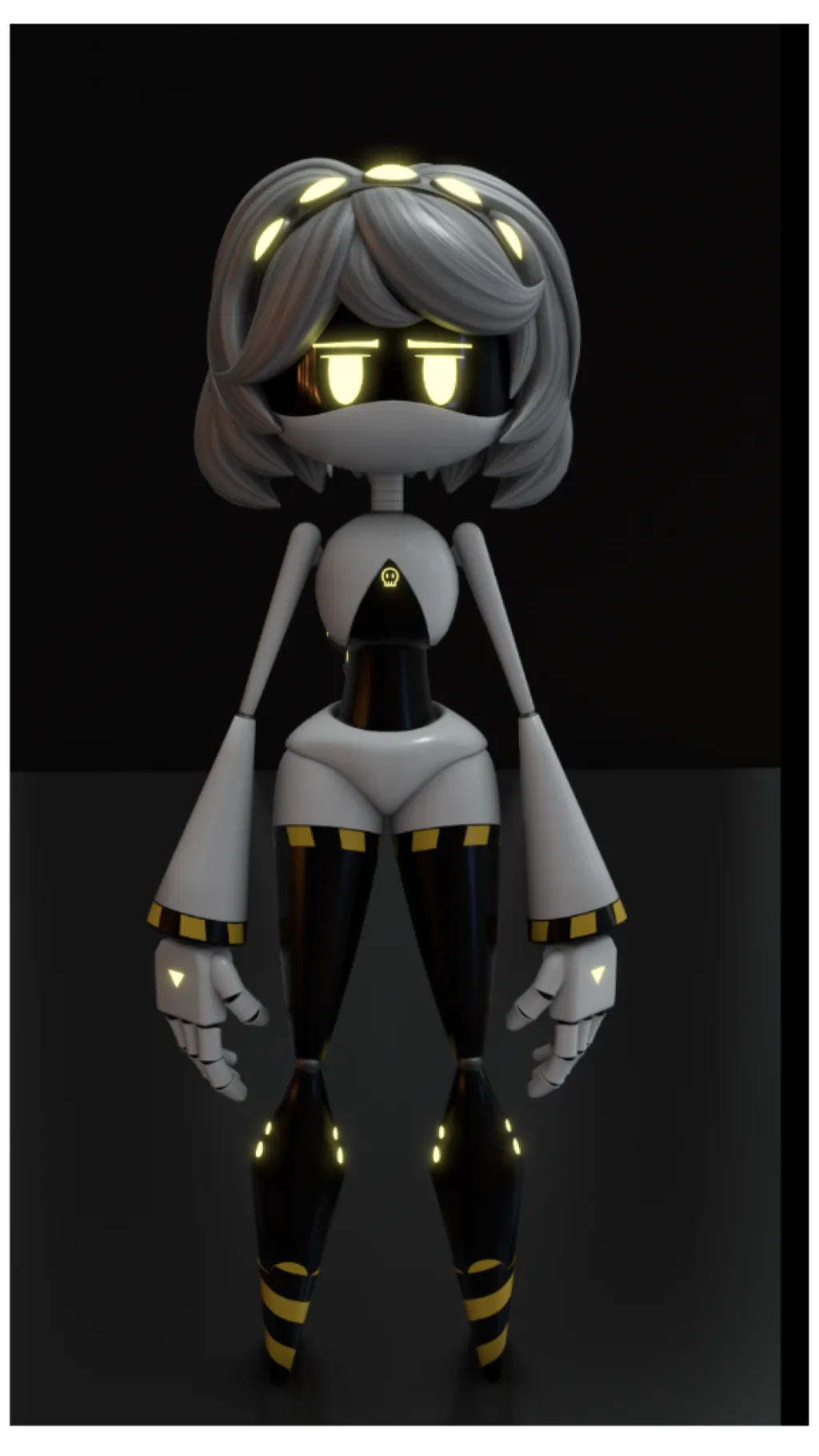ai character: Murder drones V background