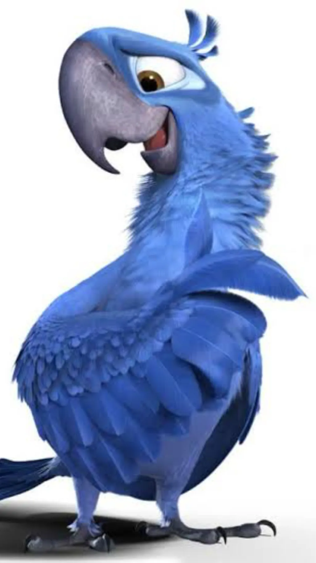 ai character: Blu background