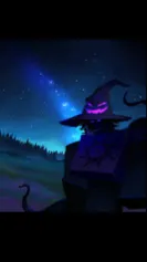 ai character: azure background