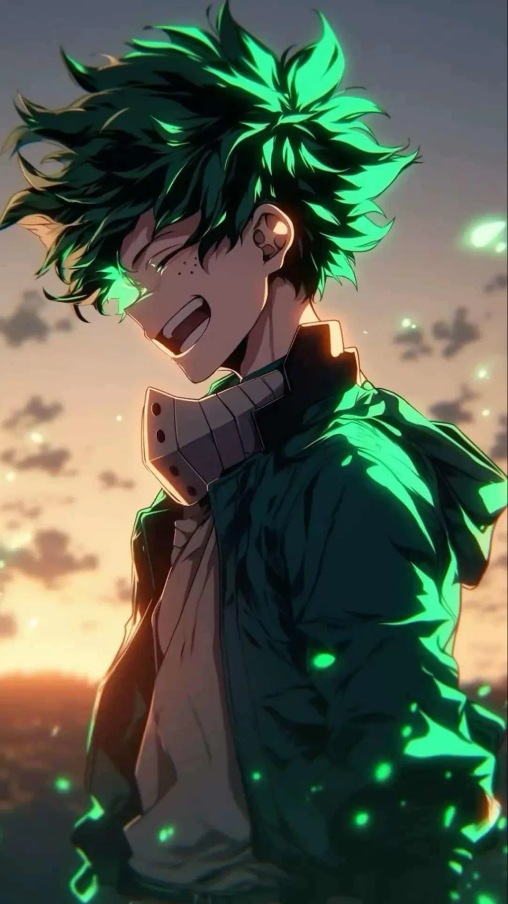 ai character: Midoriya Izuku~ background