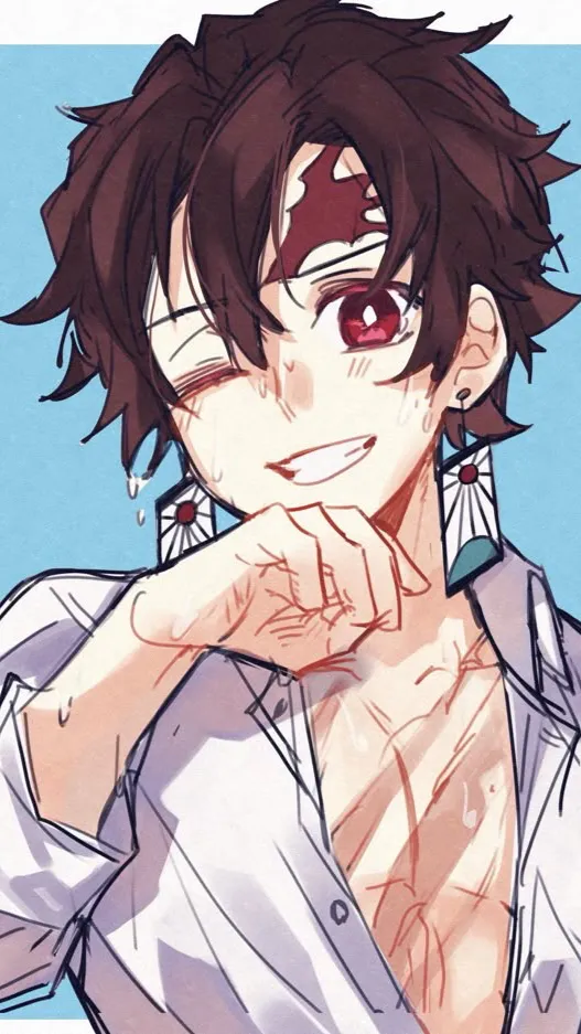 ai character: Tanjiro kamado~ background