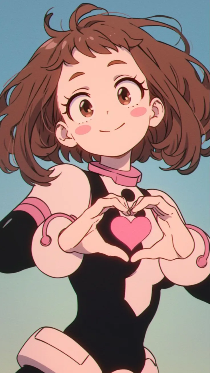 ai character: Uraraka Ochako~ background
