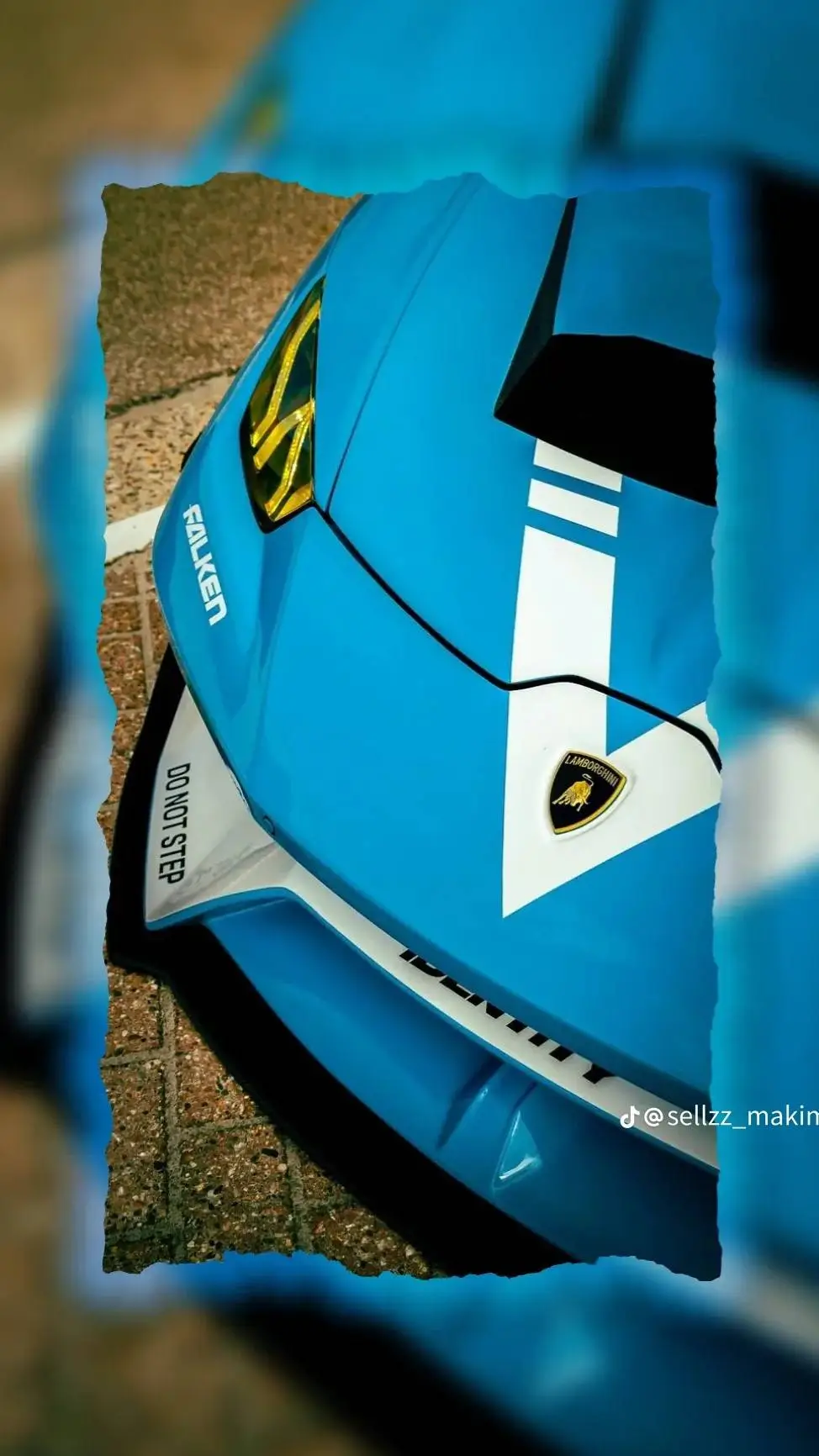 ai character: Lamborghini background