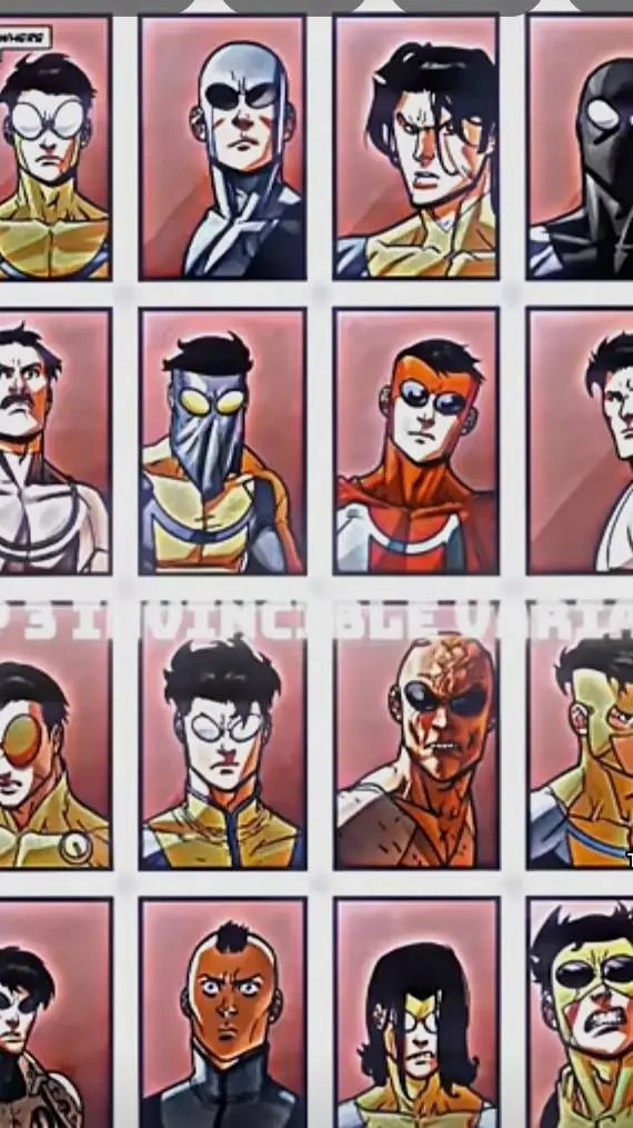 ai character: invicible variants background