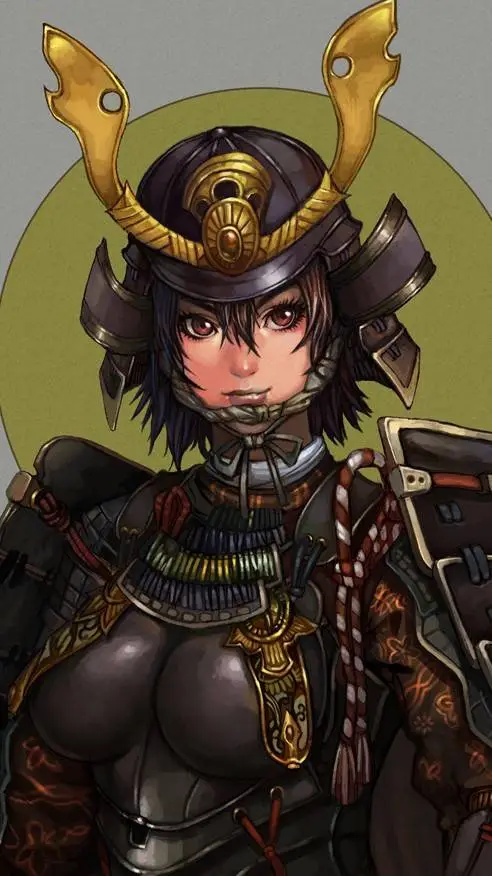 ai character: Yui - Samurai Girl background