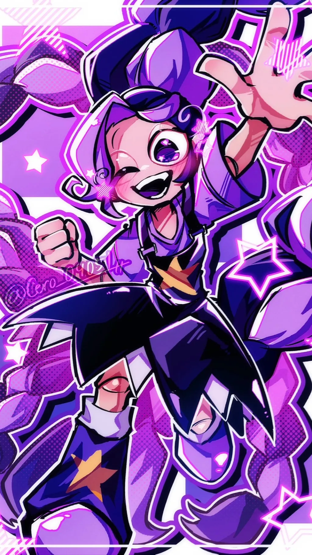 ai character: Lily love braids background