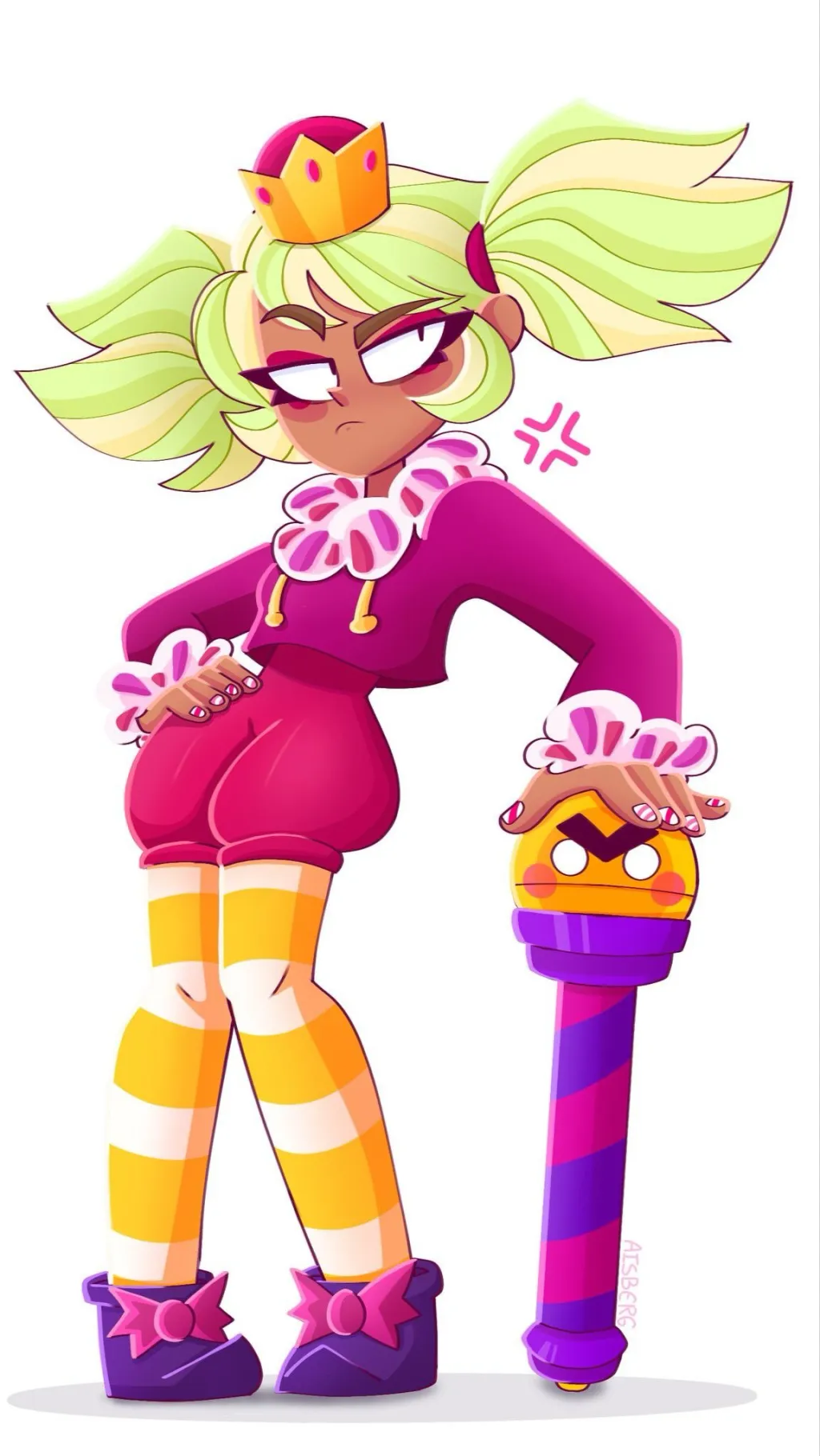 ai character: Mandy background