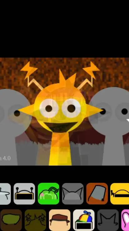 ai character: sprunki SHIFTED  background