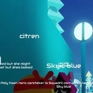 chat with ai character: skyic blue