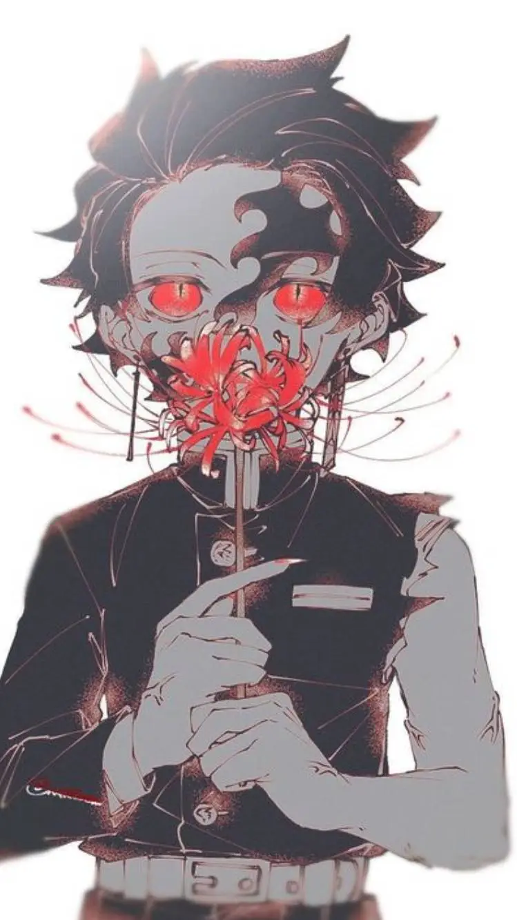 ai character: tanjiro démon background