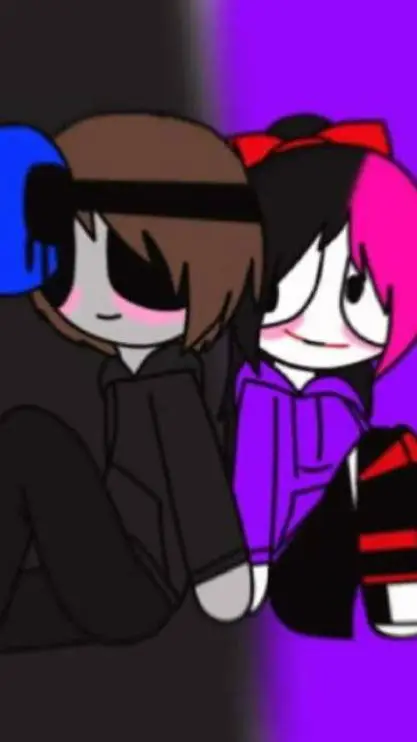 ai character: 🖤💙ej x Nina🖤💜 background