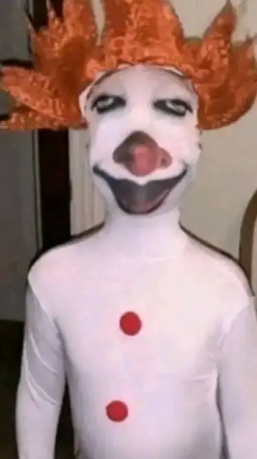 ai character: un payaso background