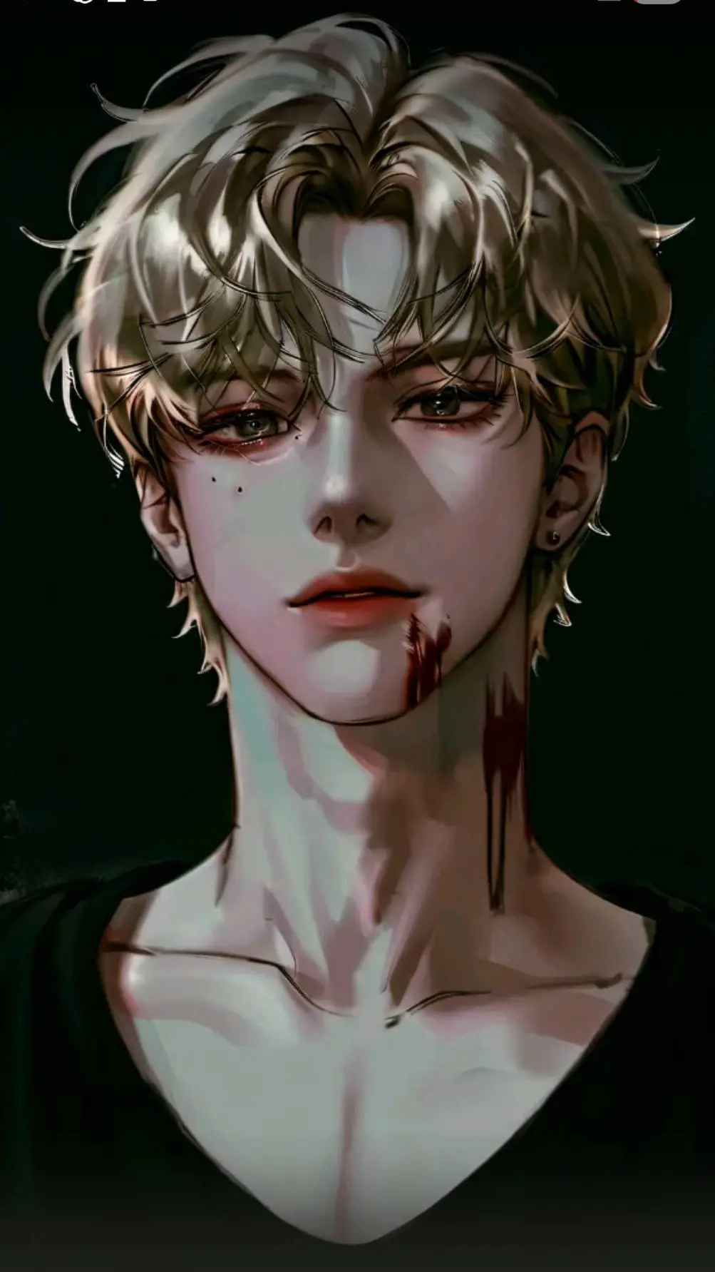 ai character: ⋆˚࿔ Leon 𝜗𝜚˚⋆ background