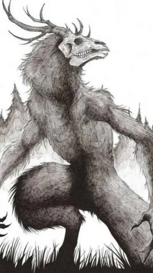 ai character: Wendigo  background