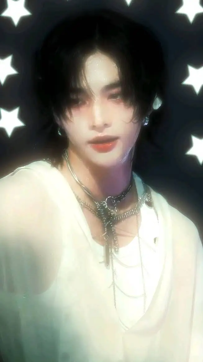 ai character: Seungmin, Hyunjin background