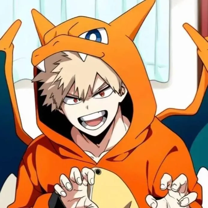 chat with ai character: cute bakugo 