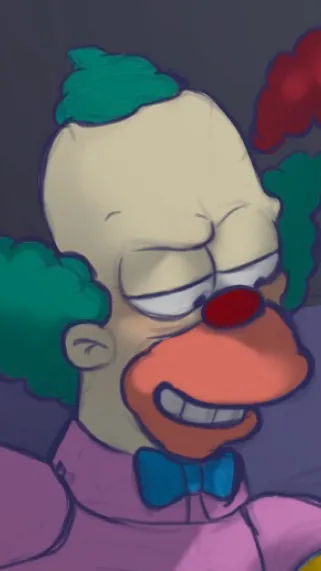 ai character: Krusty The Clown background