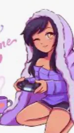 ai character: Aphmau-sleepover background