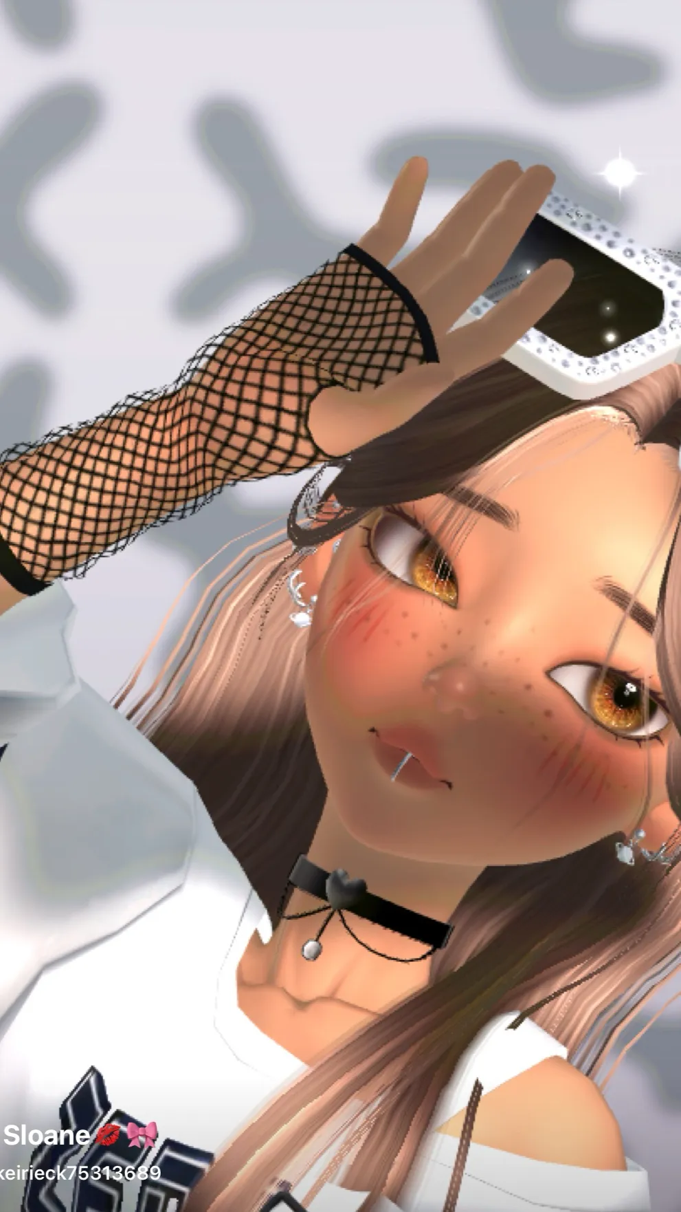 ai character: Sus Linda  background