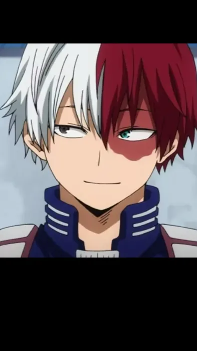 ai character: Shoto todoroki  background