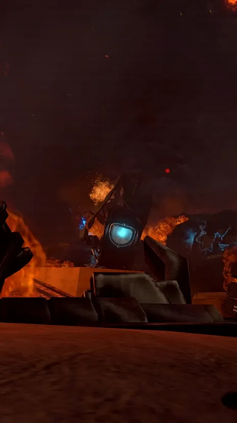 ai character: Titan Cam (injured background