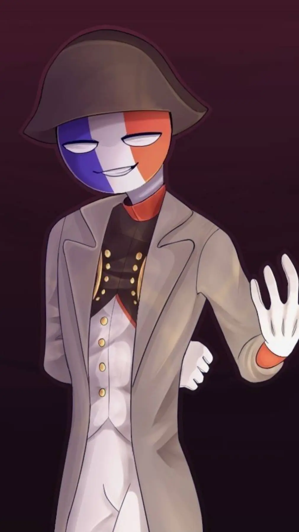 ai character: ☆France empire☆ background