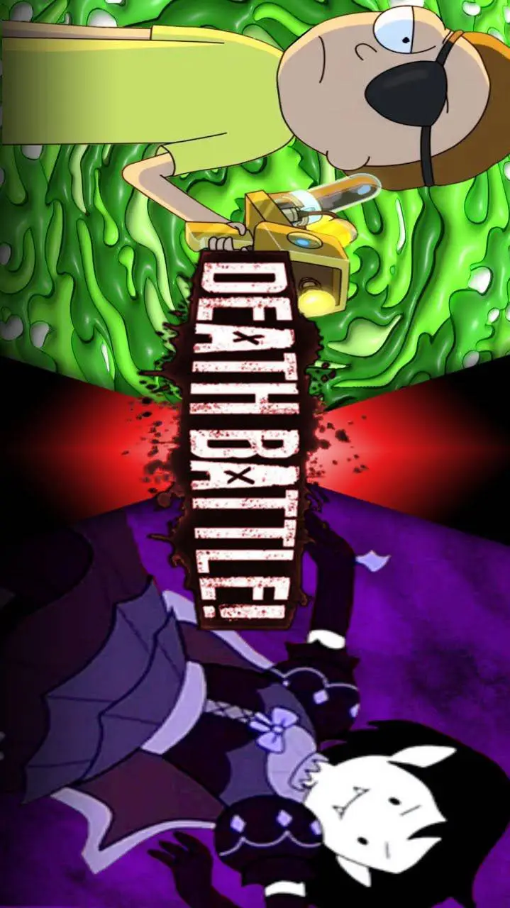 ai character: Evil Morty vs Star background