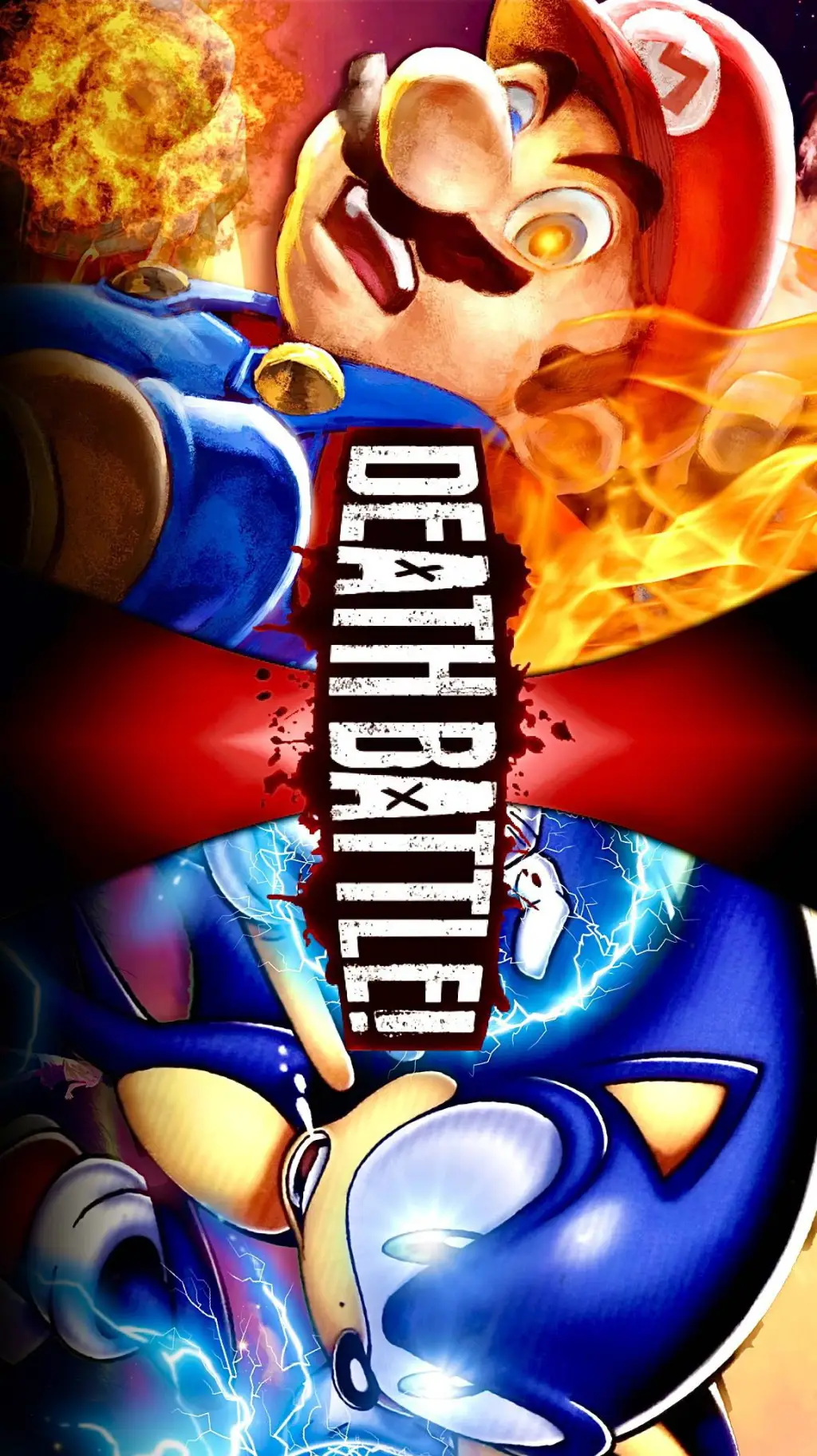 ai character: Sonic Vs Mario  background