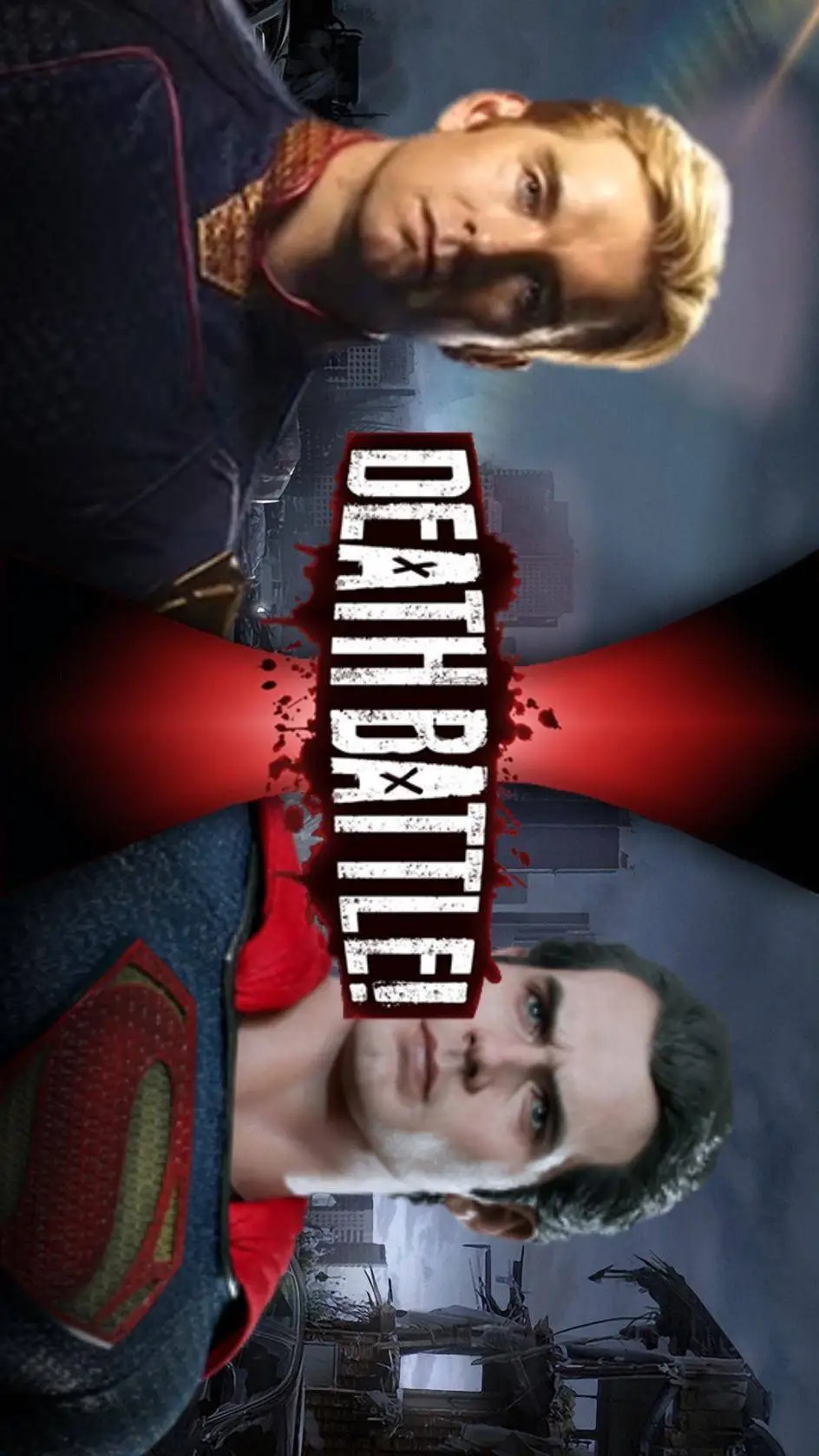 ai character: HL vs SuperMan background