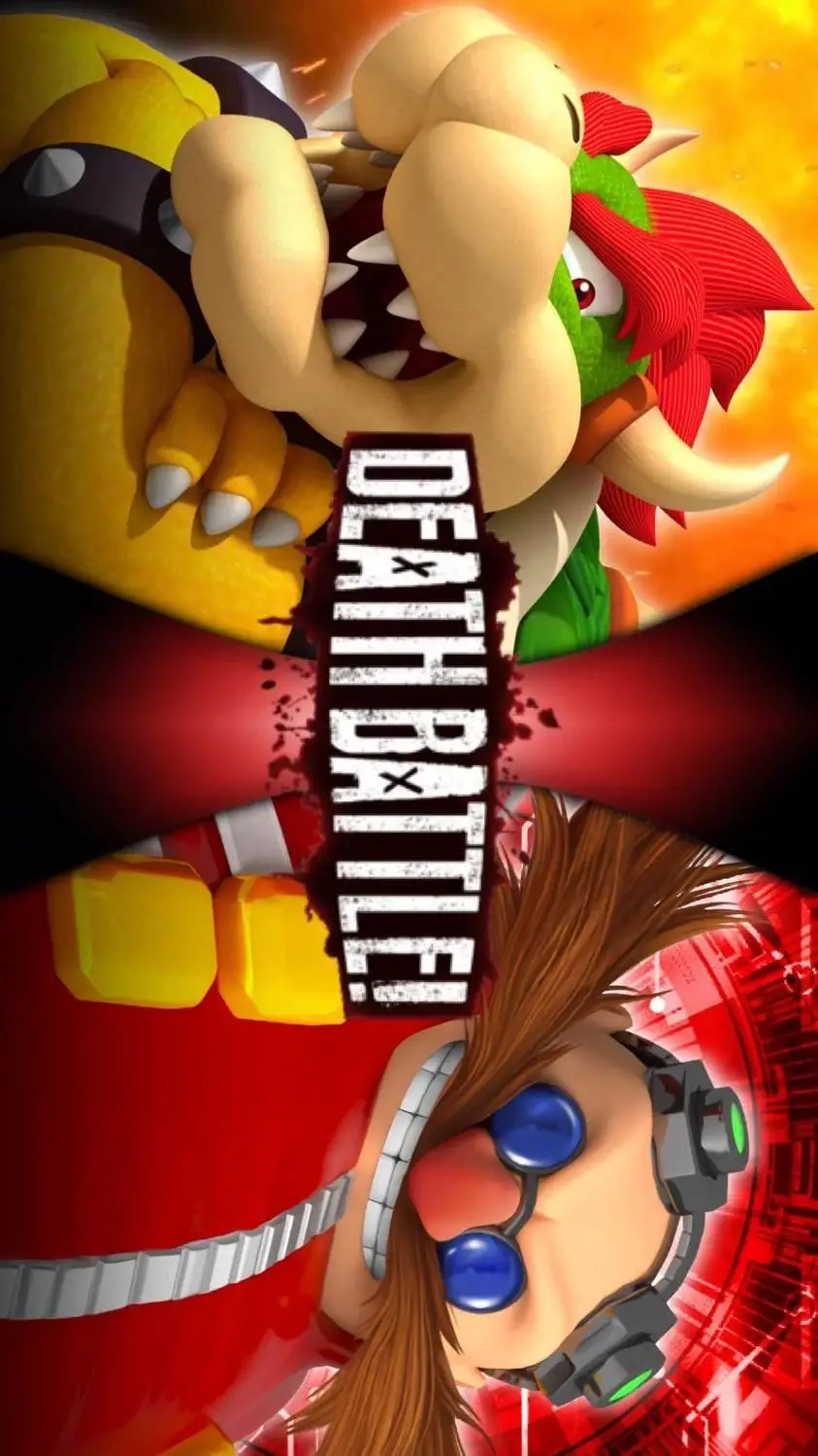 ai character:  Eggman vs Bowser background